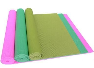 3 - 8mm Thick Fitness Yoga Mat / Gym Exercise Mat Anti Slip Single Colour