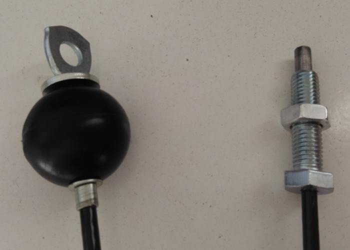 RAPID Gym Equipment Parts , Black Plastic Wire Rope For Gym Equipment