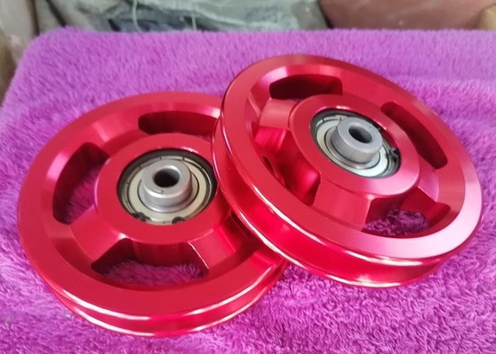 Commercial Alloy Material Gym Equipment Pulley Wheels For Health Clubs