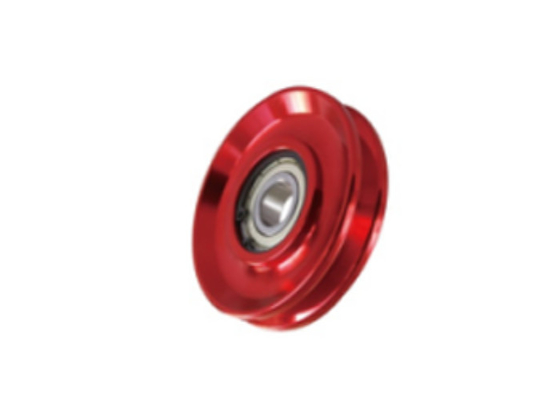 Alloy Material Gym Equipment Pulley 4.5 Inch Red Design Health Equipment Rollers