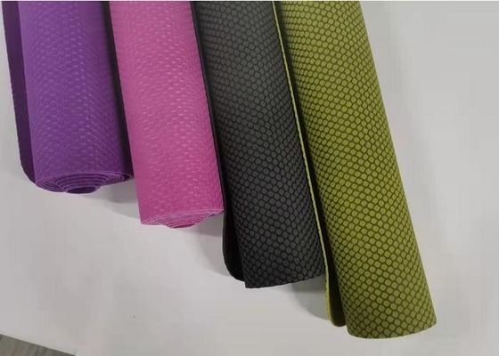 100% Environmental Dots Shape Rubber Gym Yoga Mats , Yoga Mat Anti Skid