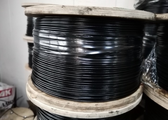Black Gym Wire Rope Softer In Exercise For Resistance Training