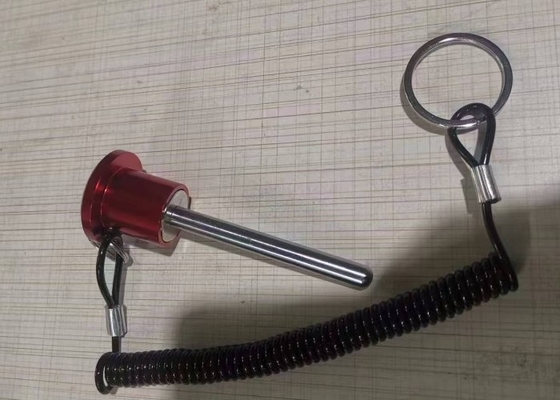 Steel Pole Magnetic Weight Lifting Pin / Weight Selector Pin For Gym Clubs