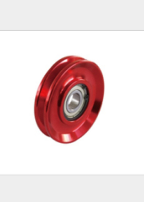 Alloy Material Gym Equipment Pulley 4.5 Inch Red Design Health Equipment Rollers