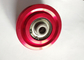 Red Gym Equipment Pulley 2.75 Inch Alloy Material Fitness Equipment Pulley