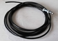 Plastic Coated Wire Rope, Black Home Gym Cable With 6.5mm Outer Diameter