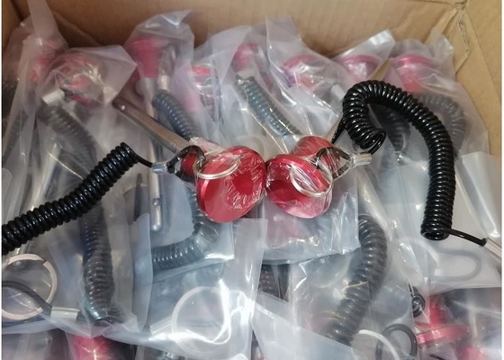 Plastic Caps Gym Equipment Parts Weight Selector Pin With Elastic Spring Rope